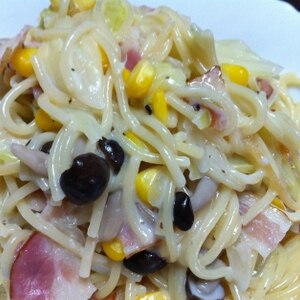 【お手伝いレシピ】鍋ひとつで♪簡単クリームパスタ